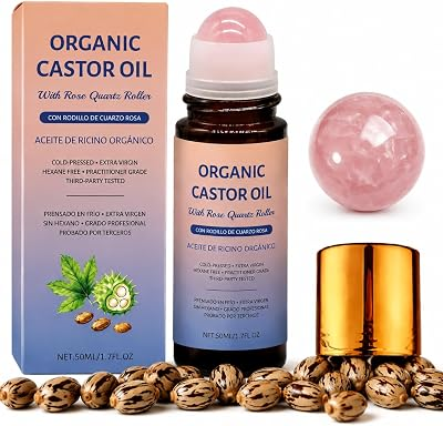 AHHUE Organic Golden Castor Oil Roll-On