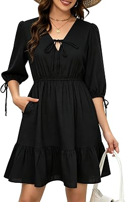 ECOWISH Womens Mini Dress