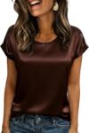 RIOOFINX Women Satin Blouse