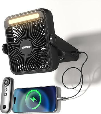 VENSWID 10000mAh Cruise Approved Magnetic Fan