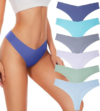 HELLOPOPGO Women Seamless Underwear 6Pack