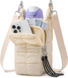 WOOMADA Puffy Water Bottle Crossbody Bag