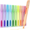 Four Candies Highlighters Assorted Colors, Classic Colors, 10 Count | Clear View Design, No-Bleed Ink, Soft Chisel Tip, Organizing, Journaling, Highlighting, Back to School Supplies
