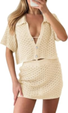 SAODIMALLSU Womens 2 Piece Cover Up Set