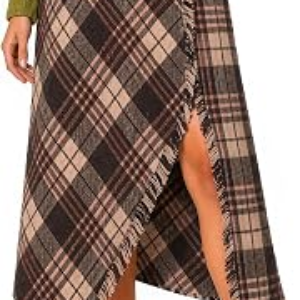 YOUSIFY Plaid Skirts