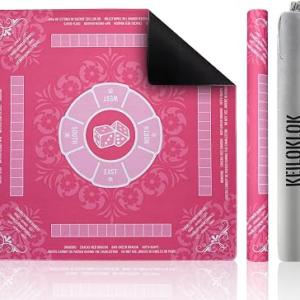 KEILOKLOK 32.4×32.4 Inch Mahjong Mat for Table 3MM Noise Reduction