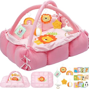 LANABUNA 5-in-1 Tummy Time Mat