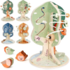 8-in-1 Wooden Activity Cube – Montessori Toys for 1+ Year Old Boys & Girls
