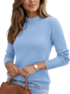 LOMON Mock Neck Sweater