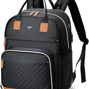 Diaper Bag Backpack, Extra Large Baby Diaper Bag for 2 Kids Twin | Travel Diaper Backpack for Mom Dad, 25-37L Expandable, with Changing Pad, Insulated Pocket, Earphone Hole, Solid Black