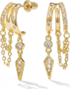 MUMREUES Gold Earrings