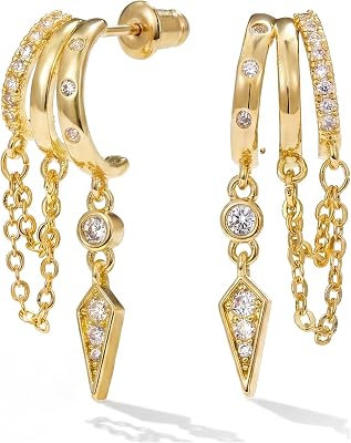 MUMREUES Gold Earrings
