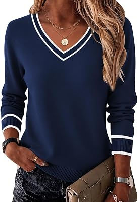 Zeagoo Womens Long Sleeve Sweaters