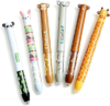 6 PCS 3D Animal Retractable Dual-Color Erasable Gel Pen Set 0.5mm | 6-Piece Set, Heat-Erasable Ink, One-Click Color Switch, Refillable Design, Students & Journals