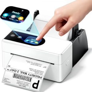 Phomemo Thermal Label Printer with Touch Screen | Wireless Bluetooth shipping label printer for small business, compatible with Amazon Shopify UPS USPS Android iOS Windows Mac