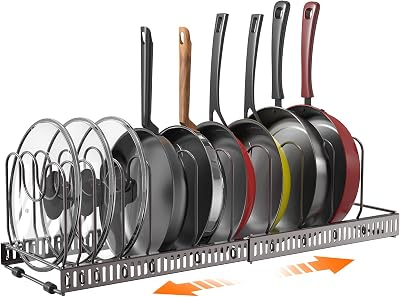 PURICON Expandable Pots and Pans Organizer