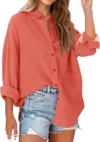 NOLLSOM Casual V Neck Long Sleeve Blouses