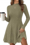 KIRUNDO Womens Sweater Dress