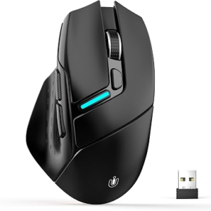 Uineer Wireless Gaming Mouse, Tri-Mode Bluetooth, USB-A Wired and 2.4G