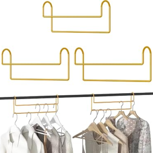 KARLLIU 3 Pack Space Saving Hangers for Clothes