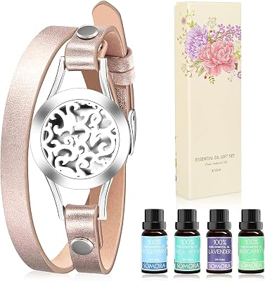 SOMORA Aromatherapy Diffuser Bracelet Gift Set