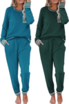 Ekouaer Womens Pajama Set–2 Pcs