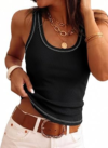 TANKANEO Womens Summer Ribbed Tank Top