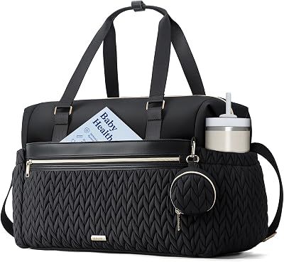 Lekesky Diaper Bag Tote, Large Diaper Bags Waterproof