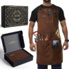 Aprons for Men Woodworking Canvas Apron with Tool Pockets