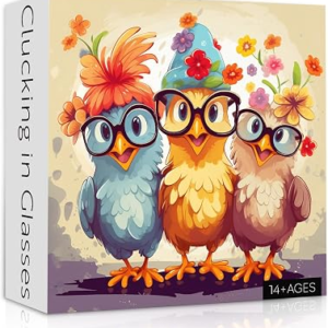 PPUZZLING Funny Chicken Puzzles for Adults 1000 Pieces