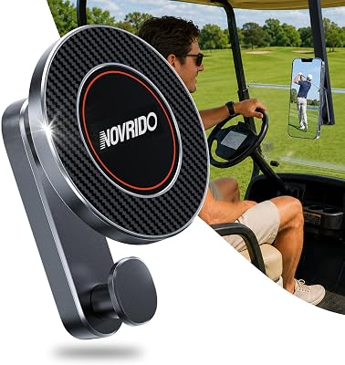 NOVRIDO Golf Cart Phone Holder