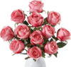 WENHUIDR 12Pcs Roses Artificial Flowers