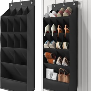 MEFIRT 18-25 Pairs Over The Door Shoe Rack