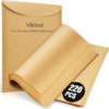 VAILND 220Pcs Unbleached Parchment Paper Sheets for Baking
