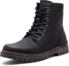 VEPOSE Womens Combat Ankle Boots