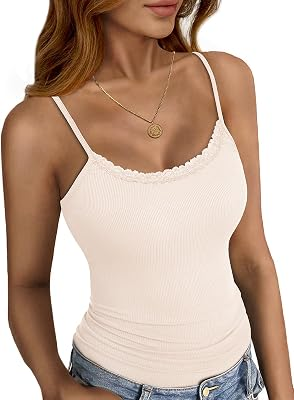 SLOWCOLIN Women Lace Camisole Tops