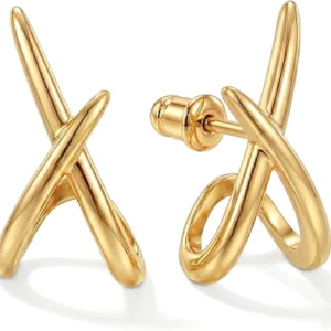 MUMREUES Gold Earrings for Women