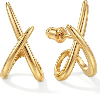 MUMREUES Gold Earrings for Women