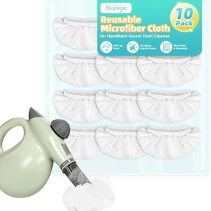 10 Pack Microfiber Cloth Fit for Handheld Steamer Window Clean Tool | For Bissell, WSRYYCC, Phueut, etc.