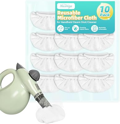 10 Pack Microfiber Cloth Fit for Handheld Steamer Window Clean Tool | For Bissell, WSRYYCC, Phueut, etc.