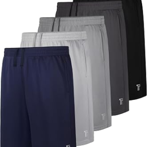 TULIARA 5 Pack Boys Athletic Shorts