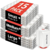 DOLMRIEK 15 Pack Vacuum Seal Bags for Clothing