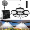Solar Shed Light 6000K,Motion Sensor,Timer&Remote,IP65 for Shed Barn Gazebo