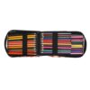 72PCS 72 Colors Basswood Colored Pencils Set with Portable Zippered Nylon Bag Storage Case for Drawing Sketching Shading Blending Layering Painting Artist Art Supplies