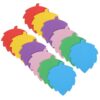 72pcs Leaf Shapes Die Cuts Foam Classroom Bulletin Board Cutouts