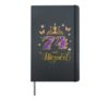 74 and Blessed 74 Years Old Birthday 74th Birthday Hardcover Journal, Black