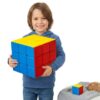 7.4 Inch Big Magic Cube, Stickerless Giant 3x3 Speed Cube, Oversized Jumbo Sensory Toys with Smooth Turning, Huge Brain Teaser Puzzle for Classroom Demonstration, STEM&Christmas Gift