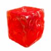7.5cm Simulated Cheese Squeeze Toy – Clear Cheese Cube Stress Ball,