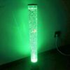78cm Sensory Fish Bubble Tube Lamp With 3 Fish And 7 Color Changing Effect