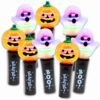 8-Pack Light Up Wand for Kids - Mini Spinner - Halloween